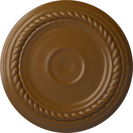 Ekena Millwork Small Alexandria Ceiling Medallion (Fits Canopies up to 4 5/8"), 7 7/8"OD x 3/4"P, Smokey Topaz CM07ALSTF